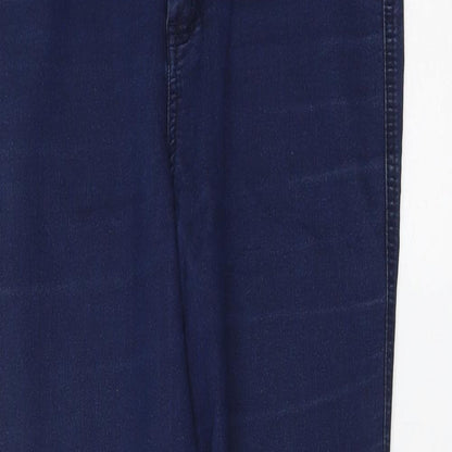 ASOS Womens Blue Cotton Jegging Jeans Size 28 in L28 in Regular Zip