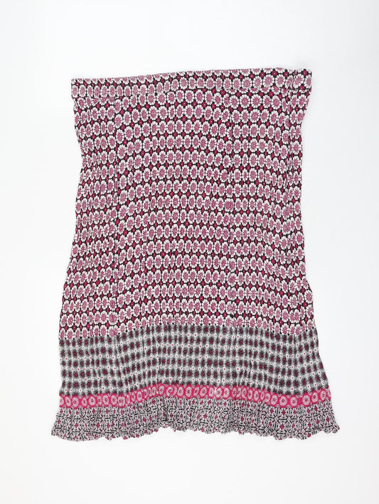 Damart Womens Multicoloured Geometric Polyester Straight & Pencil Skirt Size 38 in