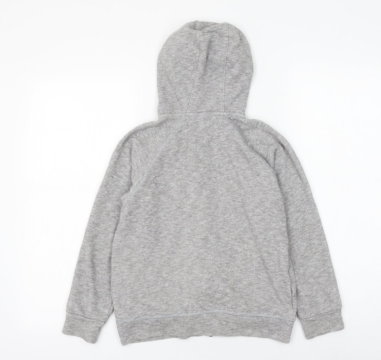 Matalan Boys Grey Cotton Full Zip Hoodie Size 10 Years Zip