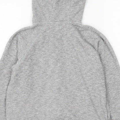 Matalan Boys Grey Cotton Full Zip Hoodie Size 10 Years Zip