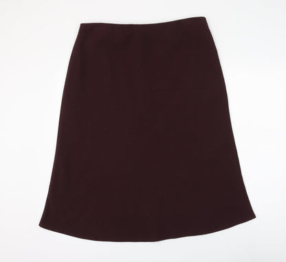 MIA Womens Red Polyester A-Line Skirt Size 36 in