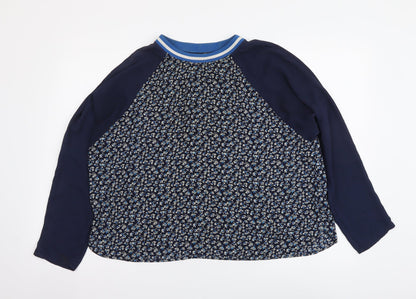 Womens UK Size L H&M Blue Basic Blouse