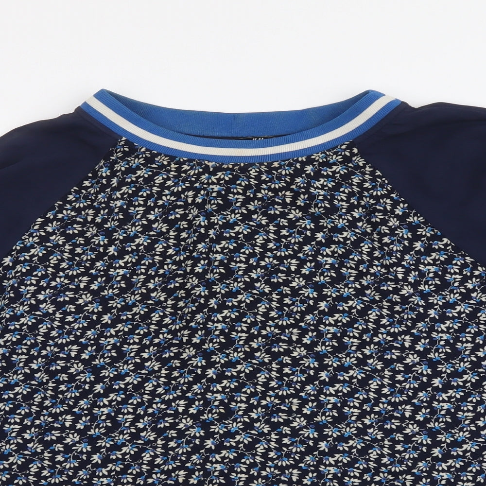 Womens UK Size L H&M Blue Basic Blouse