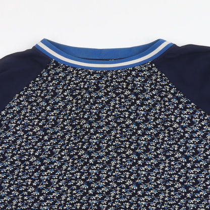 Womens UK Size L H&M Blue Basic Blouse