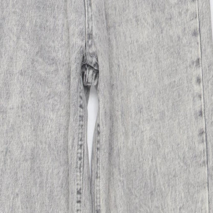 SheIn Womens Grey Cotton Jegging Jeans Size XS L29 in Regular Button