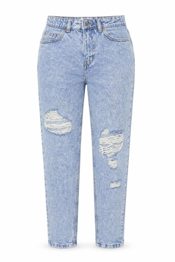 Womens UK Size 6 Denim & Co. Regular Fit Mom Blue Jeans