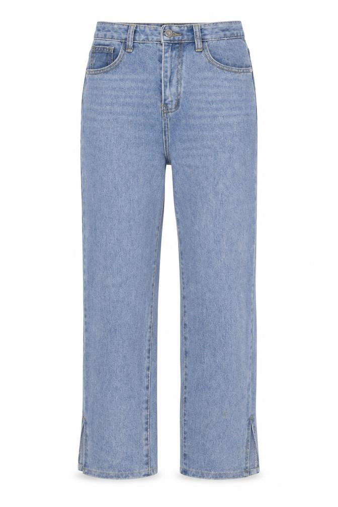 Womens UK Size 8 Momokrom Regular Fit Mom Blue Jeans
