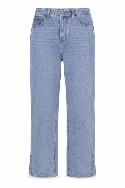 Womens UK Size 8 Momokrom Regular Fit Mom Blue Jeans