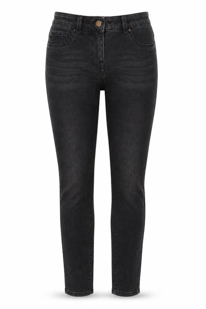 Womens UK Size 8 NEXT Regular Fit Skinny Grey Jeans