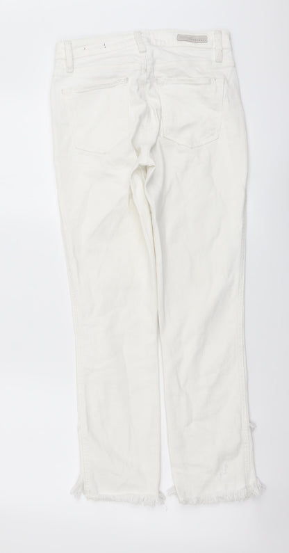Sanctuary Womens White Cotton Skinny Jeans Size 25 in L26 in Regular Button