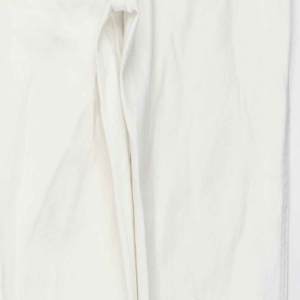 Sanctuary Womens White Cotton Skinny Jeans Size 25 in L26 in Regular Button