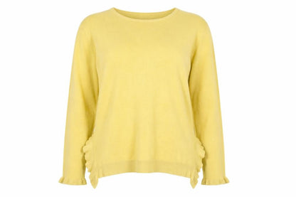 Womens UK Size L Paramour Yellow Pullover Jumper