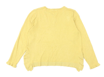 Womens UK Size L Paramour Yellow Pullover Jumper