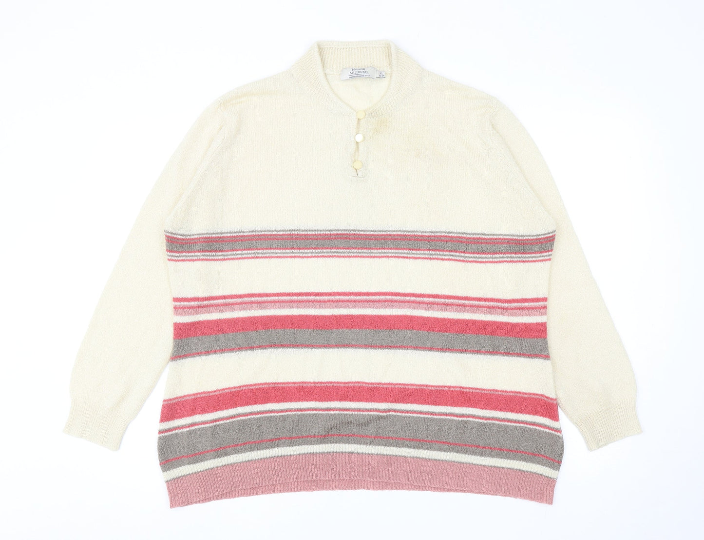 Womens UK Size XL EWM Multicoloured Pullover Jumper