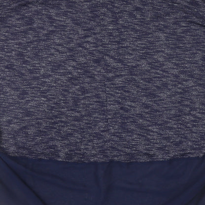 George Womens Blue Boat Neck Polyester Pullover Jumper Size 14