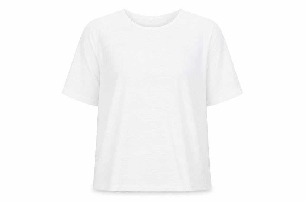 Womens UK Size XL EWM White Basic T-Shirt