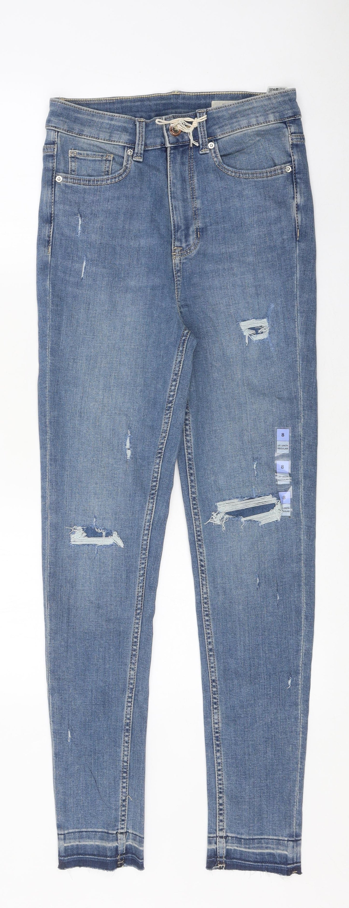 Womens UK Size 9 Months Marks and Spencer Regular Fit Skinny Blue Jeans