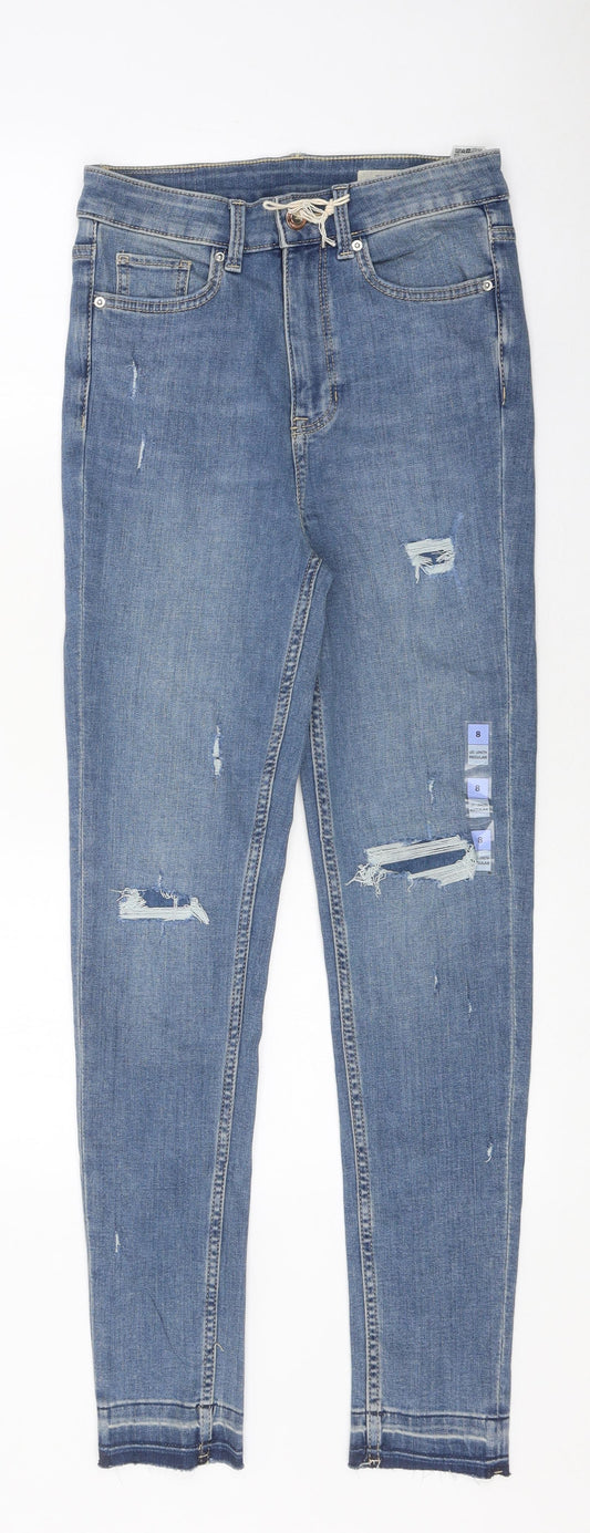 Womens UK Size 9 Months Marks and Spencer Regular Fit Skinny Blue Jeans
