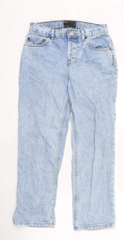 Womens UK Size 26 in Marks and Spencer Regular Fit Straight Blue Jeans