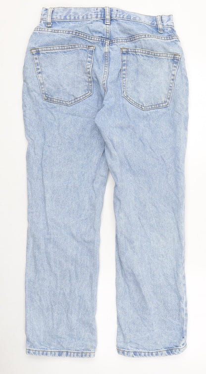 Womens UK Size 26 in Marks and Spencer Regular Fit Straight Blue Jeans