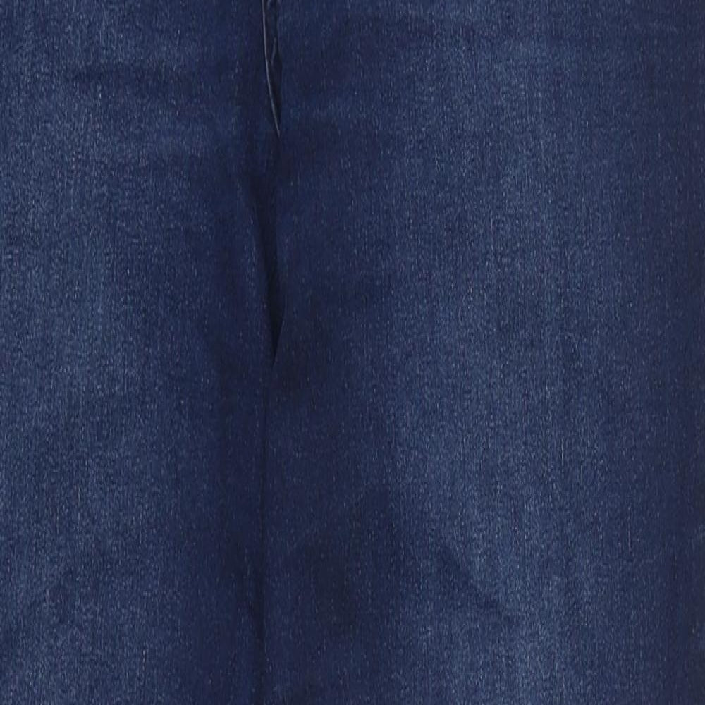 ASOS Womens Blue 100% Cotton Skinny Jeans Size 32 in L32 in Regular Zip