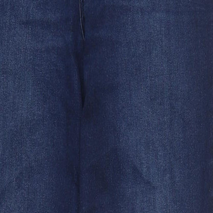 ASOS Womens Blue 100% Cotton Skinny Jeans Size 32 in L32 in Regular Zip