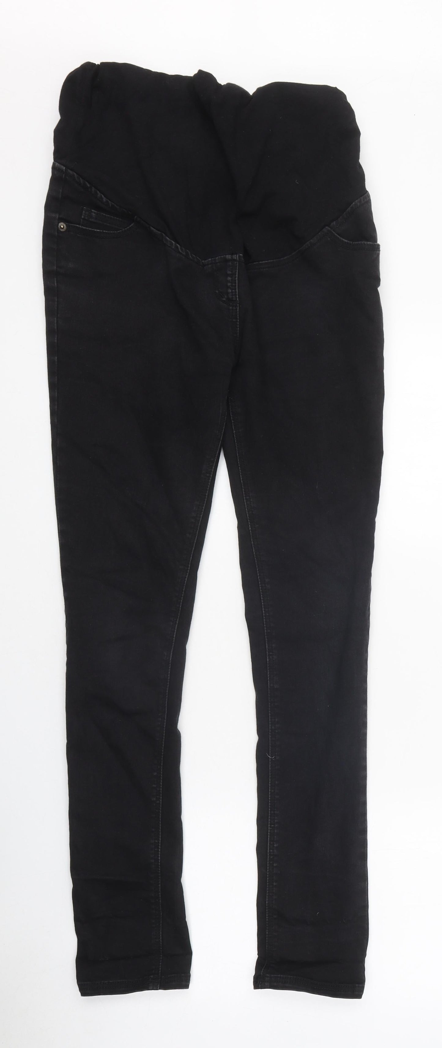 Womens UK Size S JoJo Maman Bébé Regular Fit Skinny Black Jeans