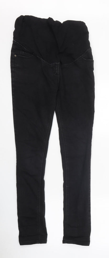 Womens UK Size S JoJo Maman Bébé Regular Fit Skinny Black Jeans