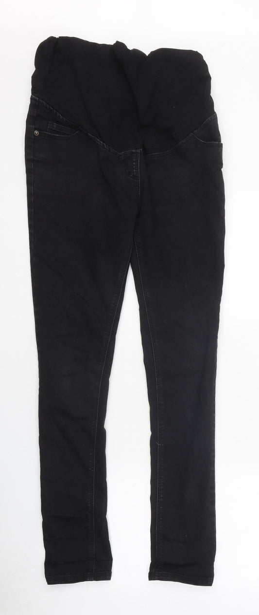 Womens UK Size S JoJo Maman Bébé Regular Fit Skinny Black Jeans