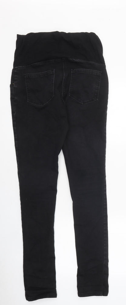 Womens UK Size S JoJo Maman Bébé Regular Fit Skinny Black Jeans