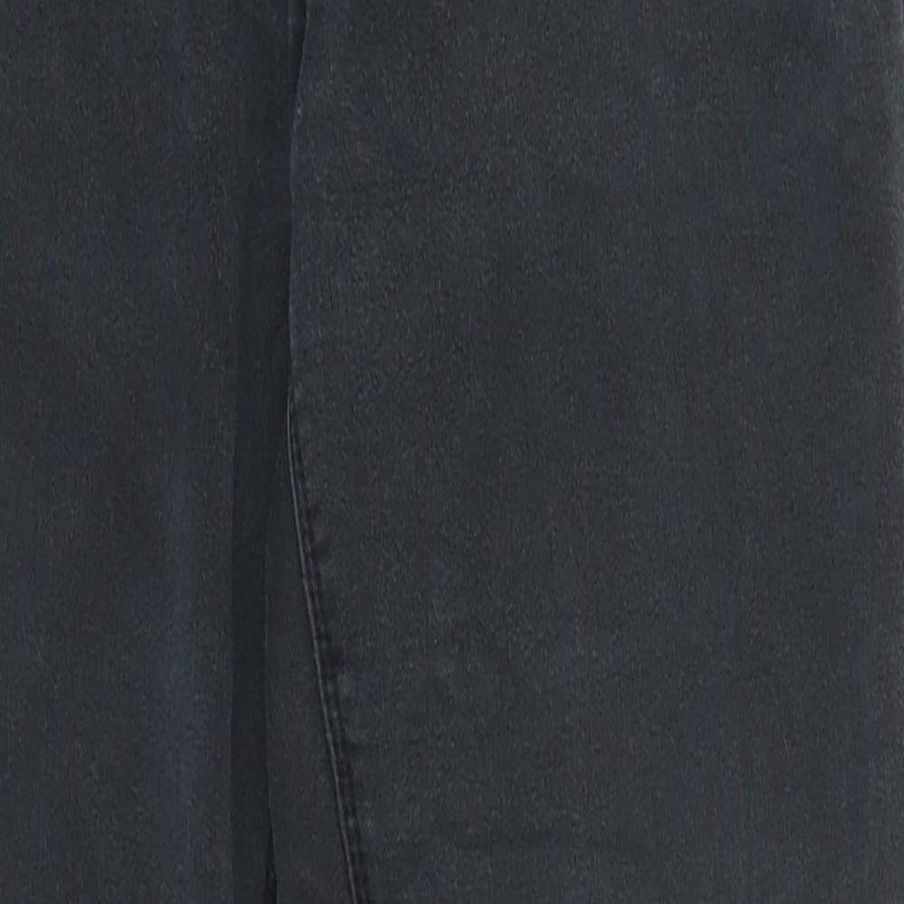 Womens UK Size 6 Max Jeans Regular Fit Skinny Black Jeans