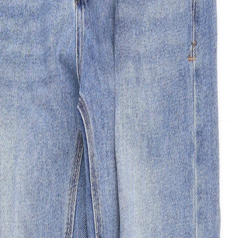 Mens UK Size 30 in Topman Regular Fit Straight Blue Jeans