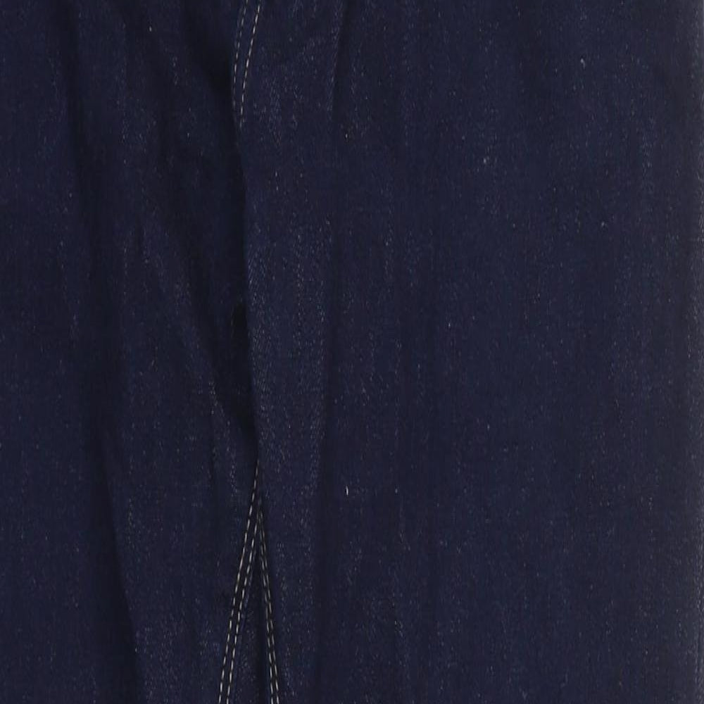 Mini Womens Blue 100% Cotton Skinny Jeans Size L L27 in Regular Zip