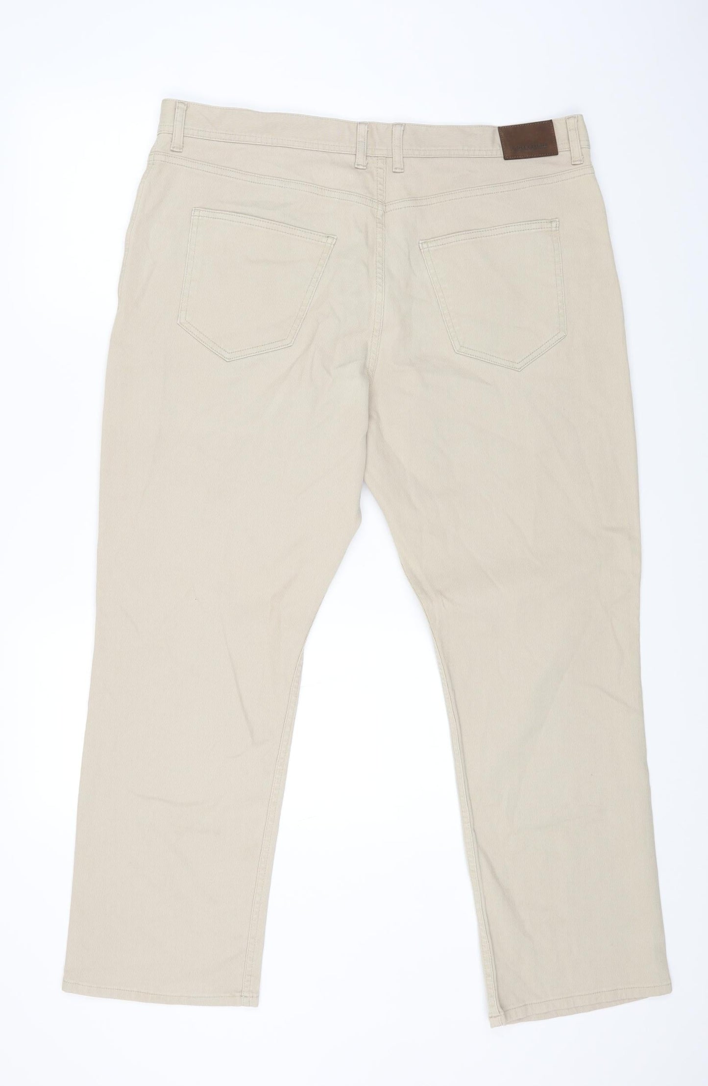 Womens UK Size 40 in Marks and Spencer Regular Fit Straight Beige Jeans