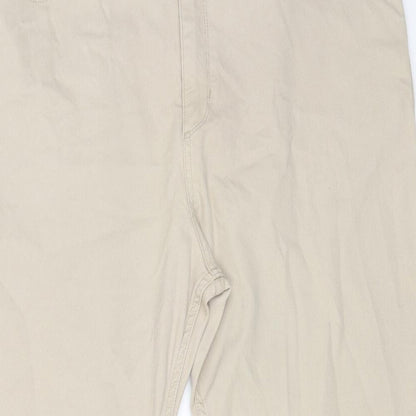 Womens UK Size 40 in Marks and Spencer Regular Fit Straight Beige Jeans