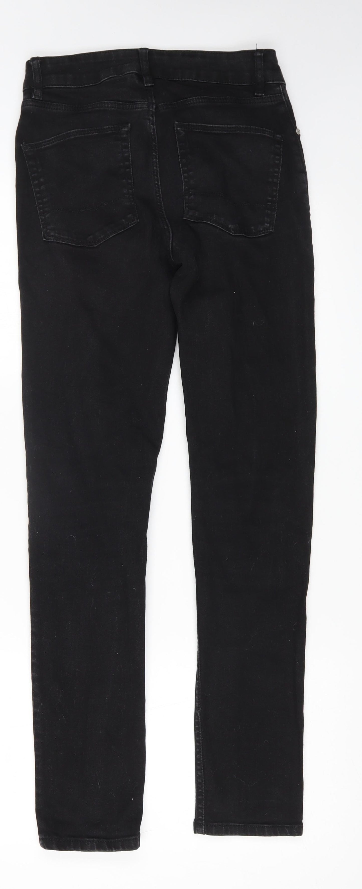 ASOS Womens Black Cotton Skinny Jeans Size 28 in L30 in Regular Zip