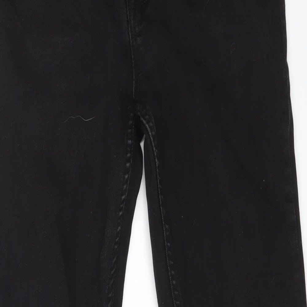 ASOS Womens Black Cotton Skinny Jeans Size 28 in L30 in Regular Zip