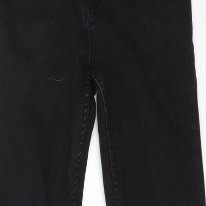 ASOS Womens Black Cotton Skinny Jeans Size 28 in L30 in Regular Zip
