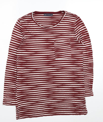Womens UK Size 8 Marks and Spencer Red Tunic T-Shirt