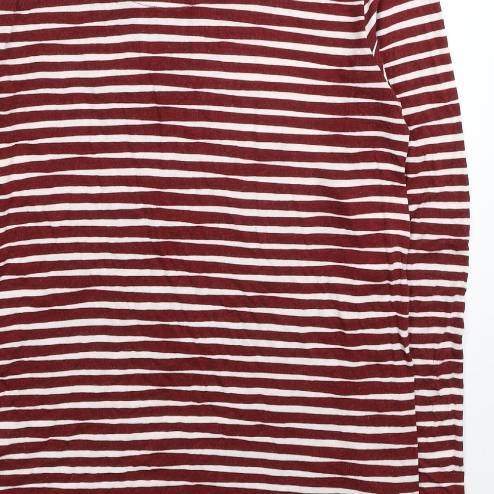 Womens UK Size 8 Marks and Spencer Red Tunic T-Shirt