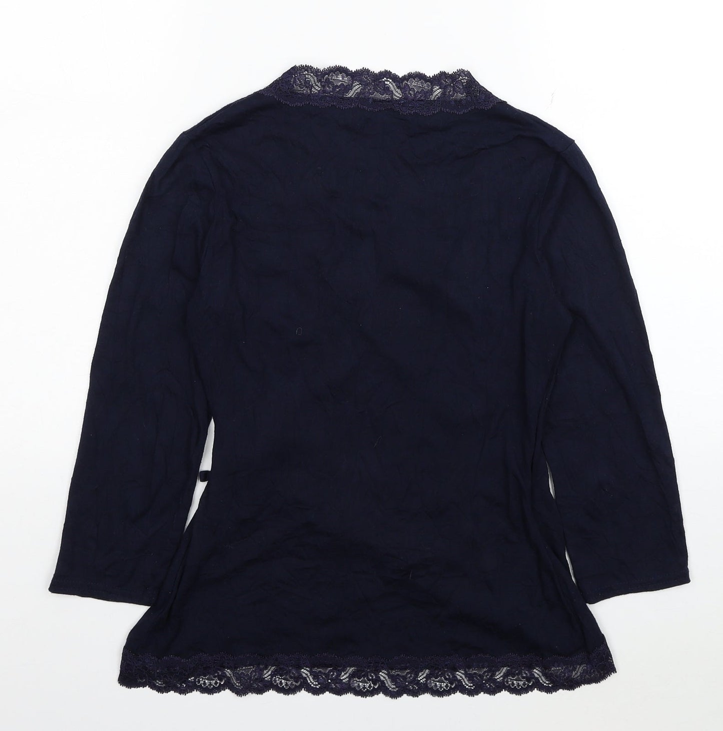 Womens UK Size 8 Phase Eight Blue Basic Blouse