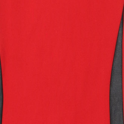 Agenda Womens Red Polyester Pencil Dress Size 10 Round Neck Pullover
