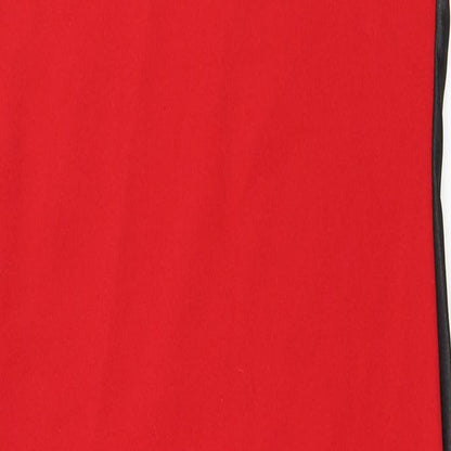 Agenda Womens Red Polyester Pencil Dress Size 10 Round Neck Pullover
