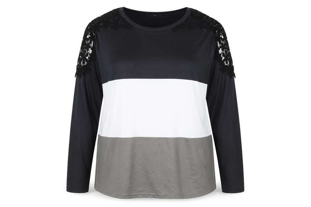 Womens UK Size 3XL Preworn Black Basic Blouse