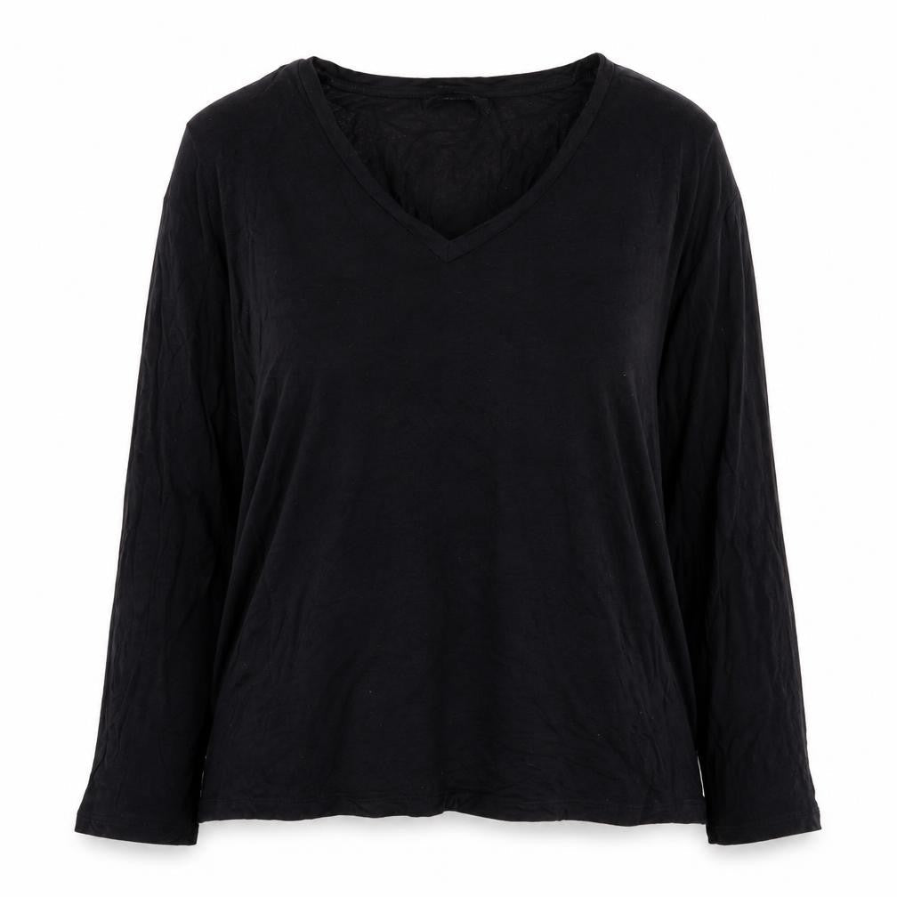 Womens UK Size 8 ASOS Black Basic T-Shirt