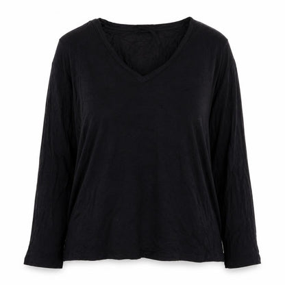 Womens UK Size 8 ASOS Black Basic T-Shirt