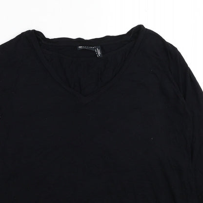 Womens UK Size 8 ASOS Black Basic T-Shirt