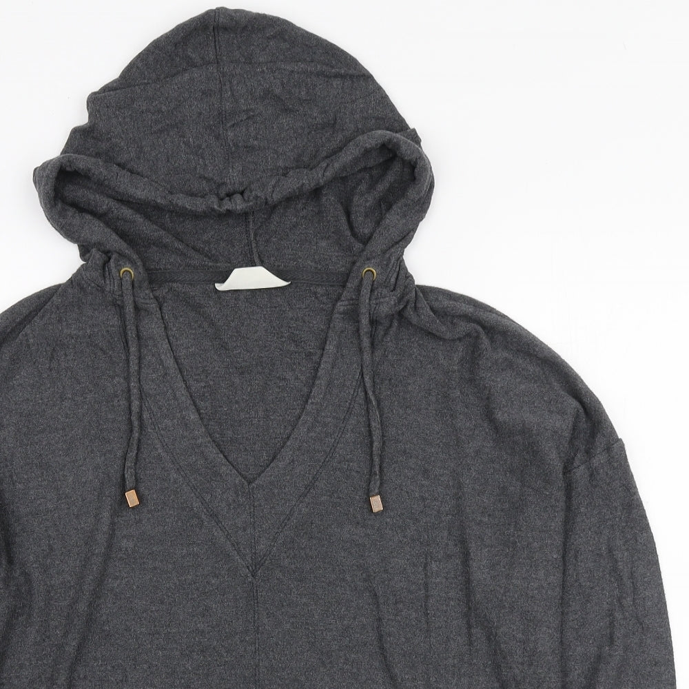 Womens UK Size 10 Marks and Spencer Grey Pullover Hoodie