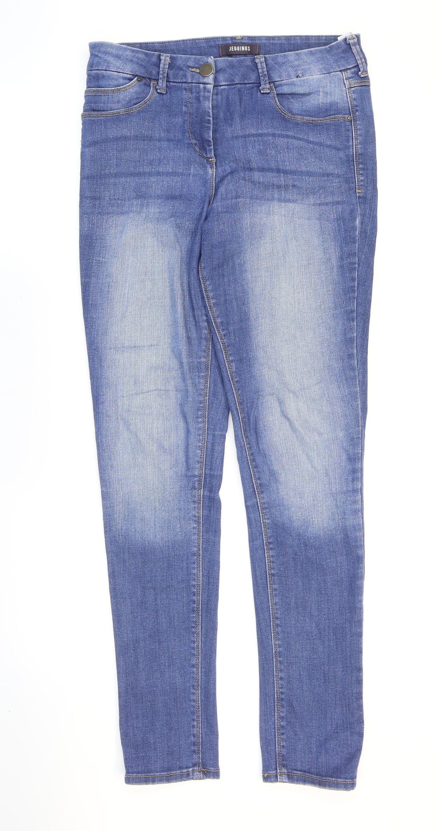 Womens UK Size 12 Marks and Spencer Regular Fit Skinny Blue Jeans
