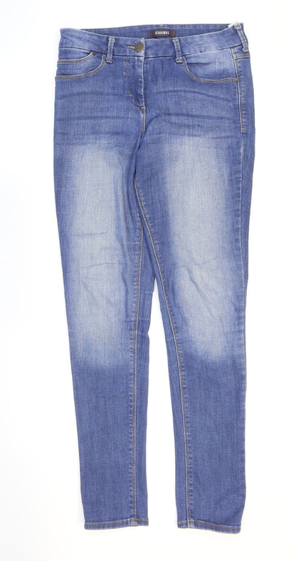 Womens UK Size 12 Marks and Spencer Regular Fit Skinny Blue Jeans